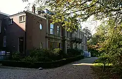 Hoofdgebouw op het landgoed