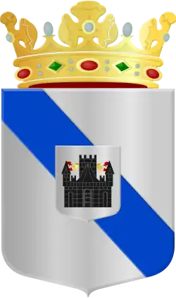 Het wapen van Oostburg uit 1971