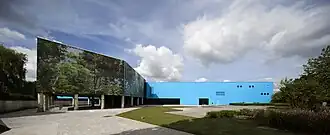 Oostcampus: de huidige site waar de gemeentelijke diensten zijn ondergebracht (Siemenslaan 8, 8020 Oostkamp). Foto: Vlaams Architecten Instituut