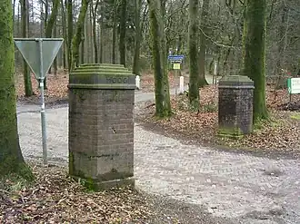 Het begin van de Italiaanseweg vanaf de Oosterbeekse kant