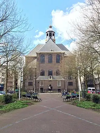 De Oosterkerk, noordzijde, gezien vanaf het Marie Altelaarplein; 2016.