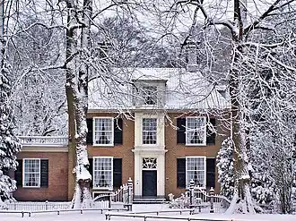 Het huis in de winter van 2006