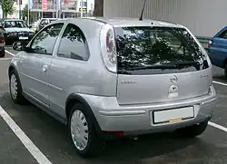 Opel Corsa driedeurs (2003–2006)
