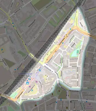 Kaart van Stationsdistrict