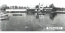 Voormalige natuurbad aan de Kromme Rijn met de kanohaven in 1936
