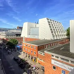 Overzicht gebouwencomplex