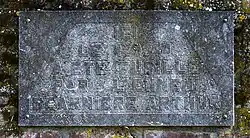 Gedenksteen voor Arthur Scarnière