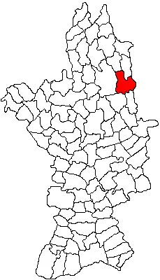 Kaart van Optași-Măgura