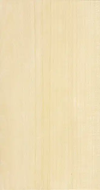 Hout van een boom die sinaasappels levert, dit is praktisch niet te onderscheiden van hout van een boom die citroenen levert. Dit is dus heel anders dan satijnhout.