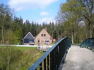 Bruggetje over Oranjekanaal tussen Schoonoord en Wezuperbrug