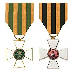 Orde van de Eikenkroon en Orde van Sint-George.