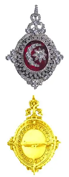 Een Orde van de Halve Maan zoals ook Sébastiani die ontving.