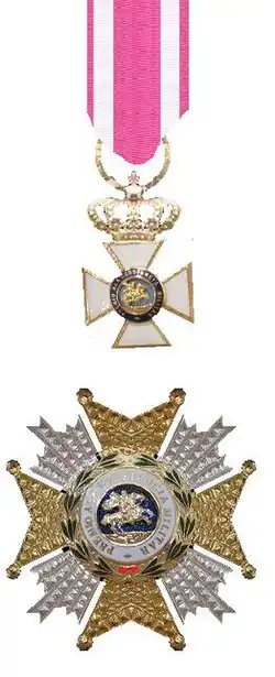 Ster van de IIe Klasse en commandeurskruis in de 20e eeuw