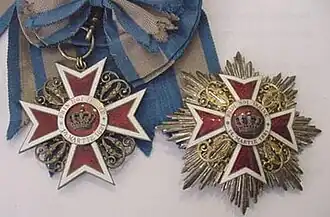 Ster en grootkruis van het eerste type