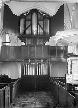 Het orgel vóór de restauratie