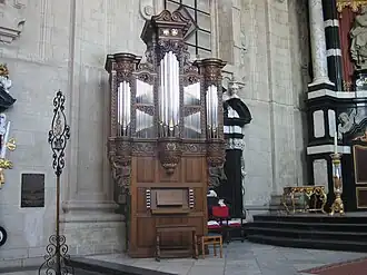 Koororgel in de abdijkerk van Grimbergen