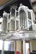 Orgel (1798) in deze kerk, van de hand van Johann Gottfried Rohlfs