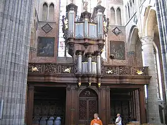 Detail oksaal en Orgel