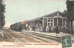 Station Origny-Sainte-Benoite in 1910