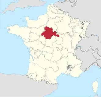 Locatie in Frankrijk