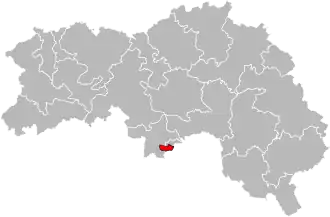 Locatie van het kanton