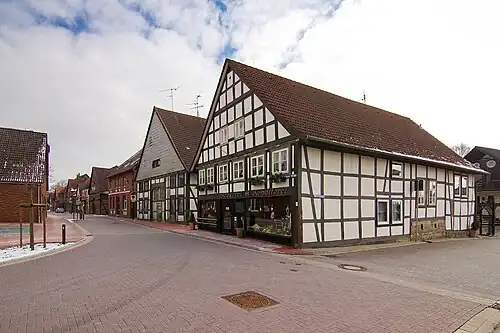 Vakwerkhuizen aan de Obere Straße