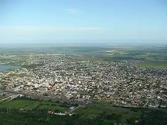 Osório van boven gezien