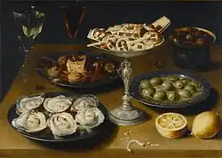 Stilleven met oesters (1610), Staatsgalerie Stuttgart