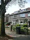 Woonhuis; onderdeel van woonblok