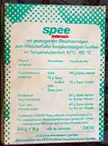 Pak wasmiddel, merk Spee uit Genthin, vanaf 1968