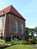 Warnfriedkerk, Osteel, oostwand