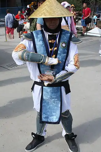 Cosplayer van Raiden tijdens Otakuthon 2014.