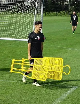 Boussaid tijdens een training van FC Utrecht (2022)