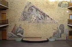 wandmozaïek Västertorpsskolan van Otte Sköld