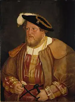 Otto Hendrik (1502–1559), door Barthel Beham, 1533.