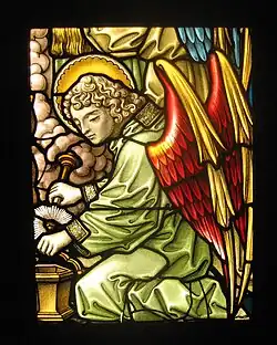 Glas-in-loodraam Ontwerp Otto Mengelberg (glazenier) 1917