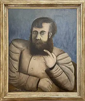 Portret van Pankok (ca. 1920), door Adalbert Trillhaase