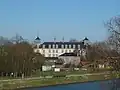 Gezicht op het kasteel van Rekem