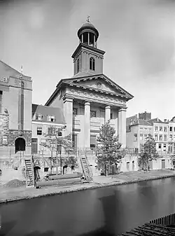 De door Zocher ontworpen neoclassicistische Sint-Augustinuskerk in Utrecht (1829-1840)
