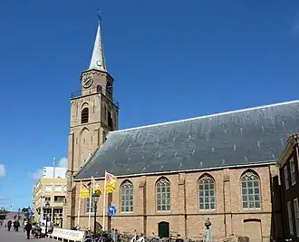 De Oude Kerk vanuit de Keizerstraat
