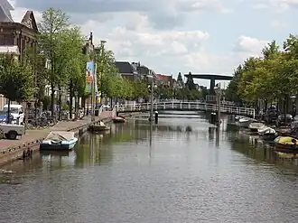Oude Singel gezien vanaf de Turfmarktsbrug