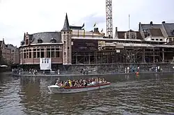 De Oude vismijn tijdens de restauratie in 2010