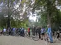 Oude fietsen in het Wilhelminapark, 2017