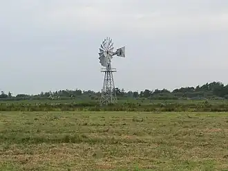 De windmotor van de Jan Durkspolder in 2009