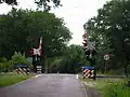 Spoorwegovergang over de spoorlijn Meppel - Groningen