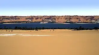 Ounianga Sérir, een van de "kleine" Ouniangameren