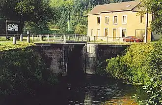 Ourthekanaal, vervallen sluis bij Chanxhe