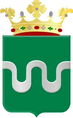 Het wapen van Polderdistrict Over-Betuwe