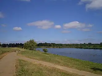 links het bebouwdekombord van Almere-Haven