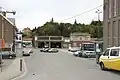 Stationsplein (het oude tramstation is te zien; de busgarage ernaast is inmiddels verdwenen)